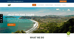 Desktop Screenshot of jacoholidays.com